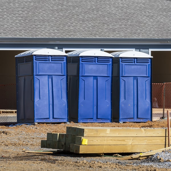 what is the maximum capacity for a single portable toilet in Letterkenny PA